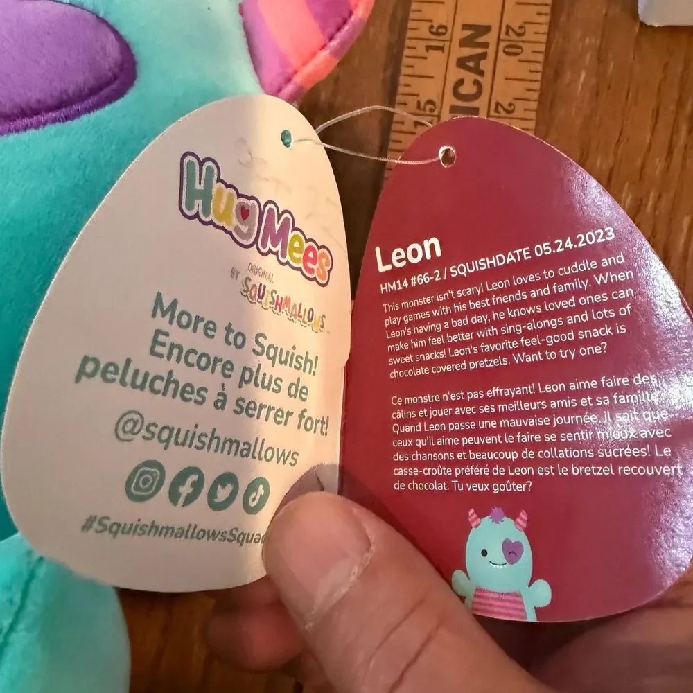 Squishmallows Leon Monster 14